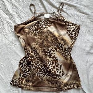 Leopard Print Women's Top